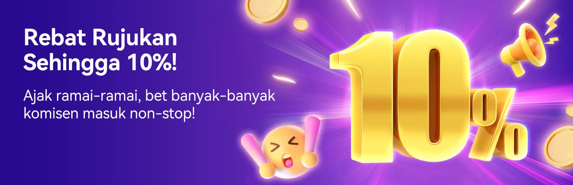 Referral Rebate Up to 10% - Invite & Earn