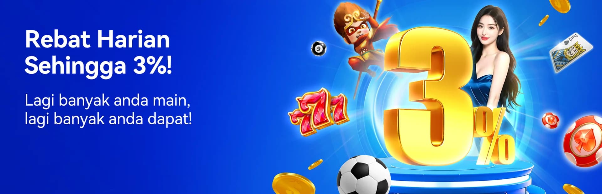 Daily Rebate Up to 3% - Cashback on Games