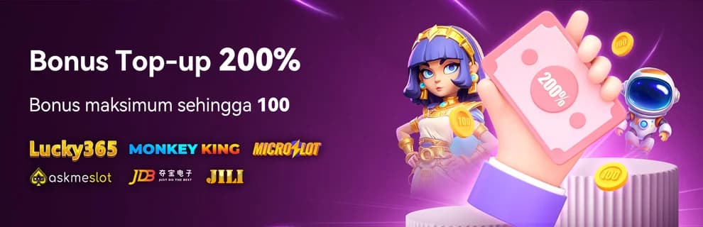 Top-up Bonus 200% - Up to RM100 Extra